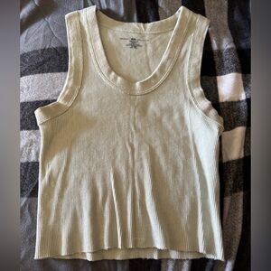 Brandy Melville Ribbed Fitted Tank Top